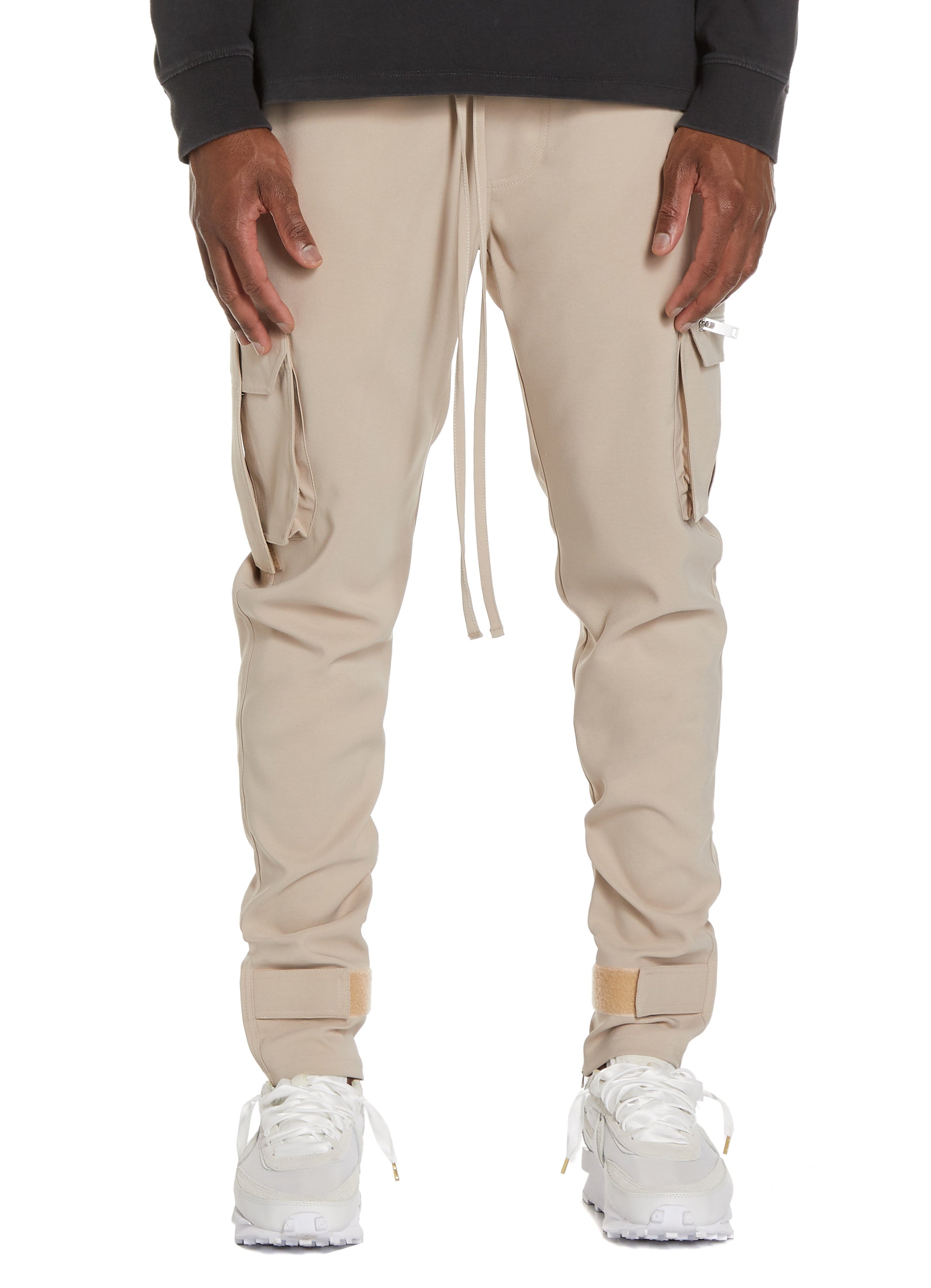 Light Beige Utility Combat Trouser – COOBA - Main Image