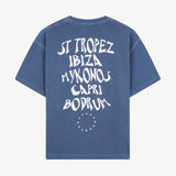 Euro Circuit T-shirt - Aged Blue