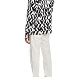 Pleated Cuban Collar Shirt