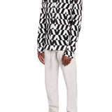 Pleated Cuban Collar Shirt