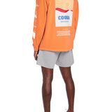 Orange Long Sleeve Logo T-shirt