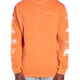 Orange Long Sleeve Logo T-shirt