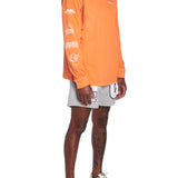 Orange Long Sleeve Logo T-shirt