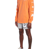 Orange Long Sleeve Logo T-shirt