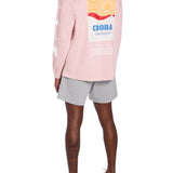 Pink Long Sleeve Logo T-shirt