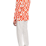 Pleated Cuban Collar Shirt