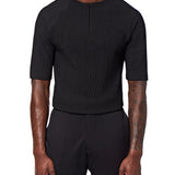 Textured Henley Top