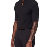 Textured Henley Top
