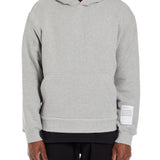 Grey Marl Loose Hem Hoodie