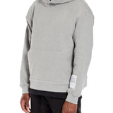 Grey Marl Loose Hem Hoodie