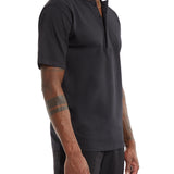 Aged Black Henley