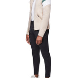 Collarless Biker Jacket